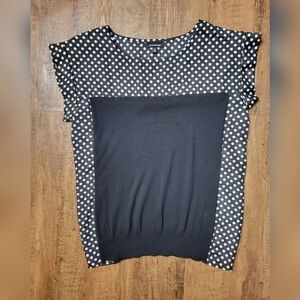 Le Chateau knit panel blouse